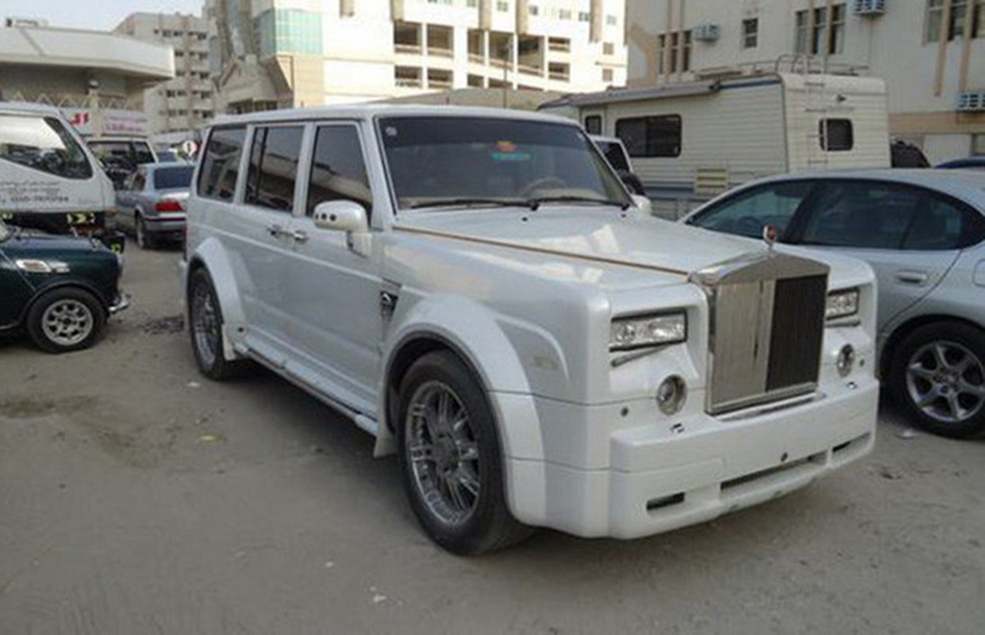 10 Rolls-Royce-koppintás, amitől kiég a szemed 9 Rolls-Royce-Nissan-Patrol