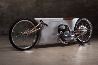 Jó öreg Jawából építettek őrült fantáziamotort