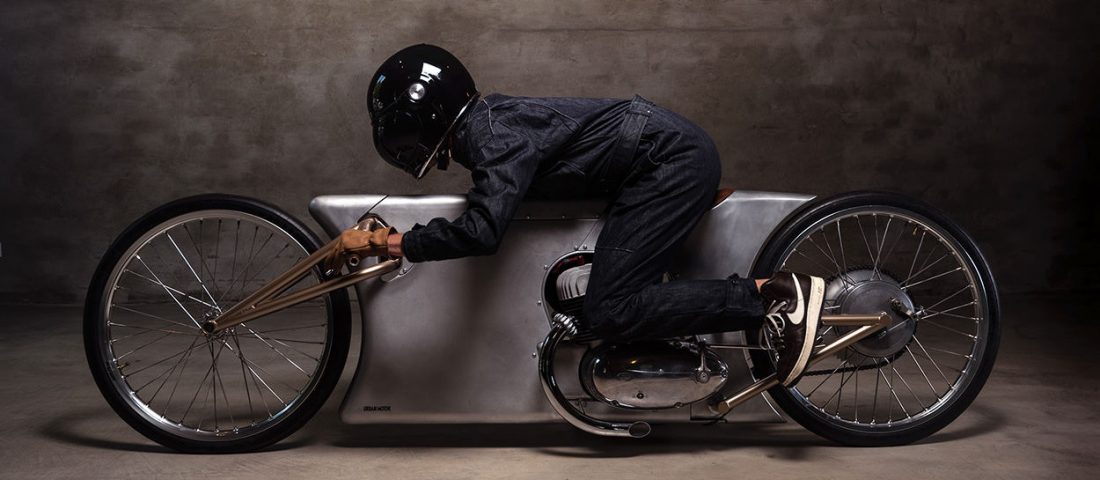 Jó öreg Jawából építettek őrült fantáziamotort