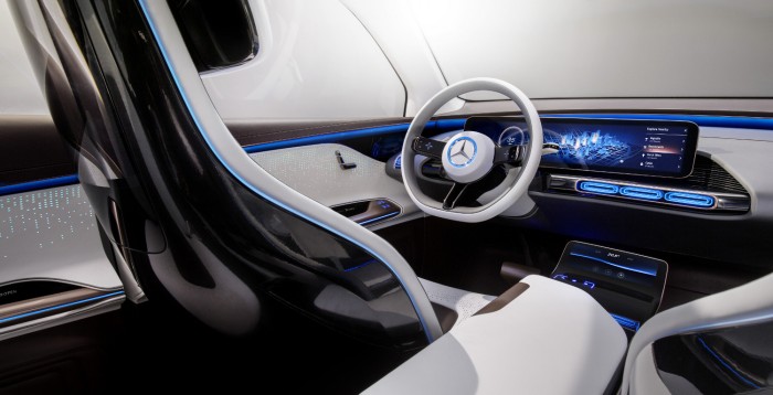 Generation EQ, Interieur, fahrerorientiertes Cockpit