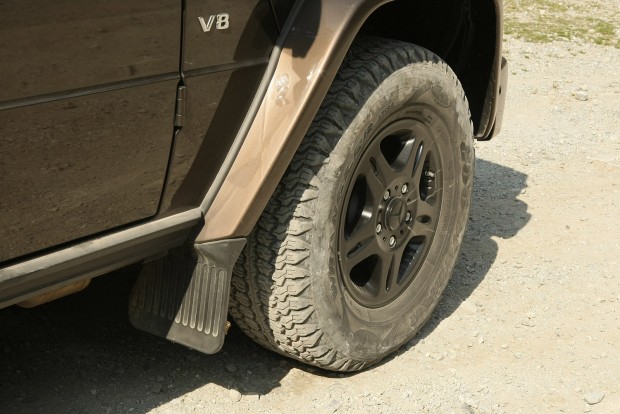 Mindent kibír: Mercedes Benz G 500 8 Terepgumi nélkül a G-osztály sem képes sokmindenre