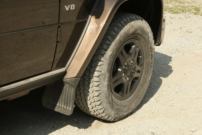 Mindent kibír: Mercedes Benz G 500 98 Terepgumi nélkül a G-osztály sem képes sokmindenre