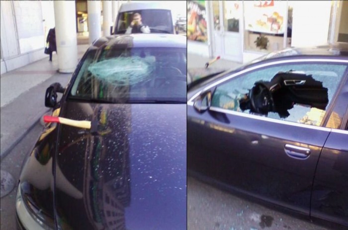 Baltát állítottak az Audiba 6 | Vezess Baltát állítottak az Audiba 6