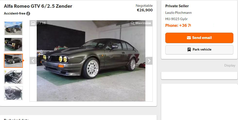Használt autók, amikhez mi magyarok kevesek vagyunk 1 Alfa