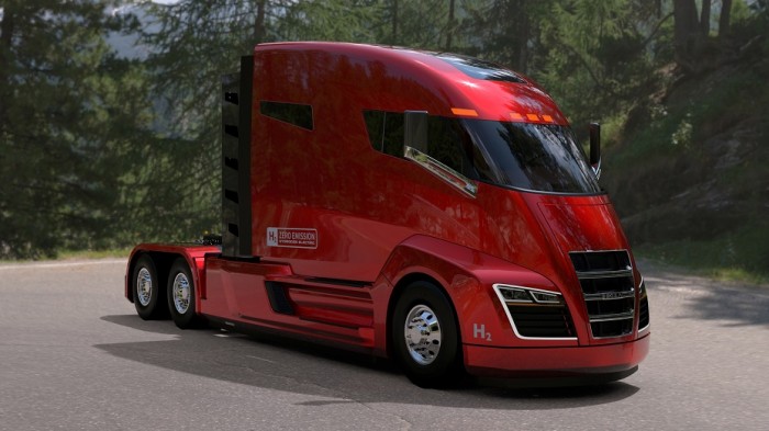 Inkább üzemanyagcellás nyergesvontatót építene a Nikola Tesla