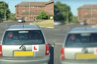 Tanulóvezető pokoli harca a körforgalommal