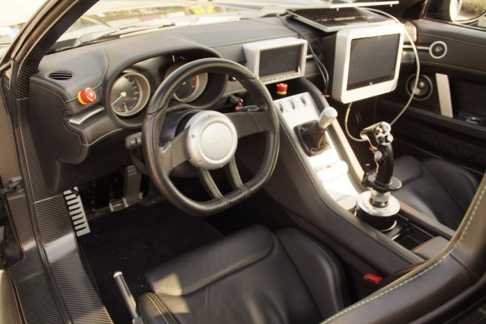 Magyar kormánnyal a jövőbe! 5 Az autonóm tesztautó utastere