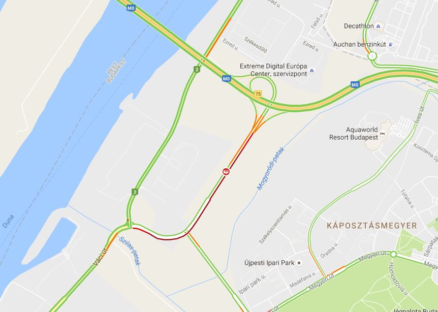 Tömegbaleset a Váci úton, több kerék kitört 1 | Vezess váci baleset