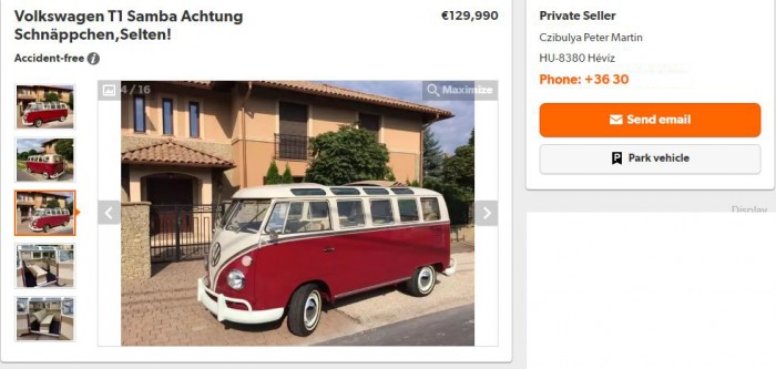 Használt autók, amikhez mi magyarok kevesek vagyunk 6 VW T1