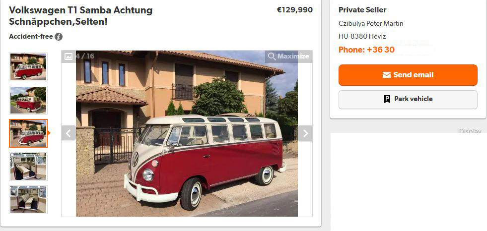 Használt autók, amikhez mi magyarok kevesek vagyunk 6 VW T1