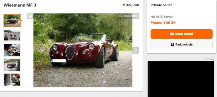 Használt autók, amikhez mi magyarok kevesek vagyunk 7 Wiesmann