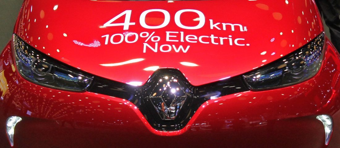 Renault Zoé 400 kilométeres hatótávval