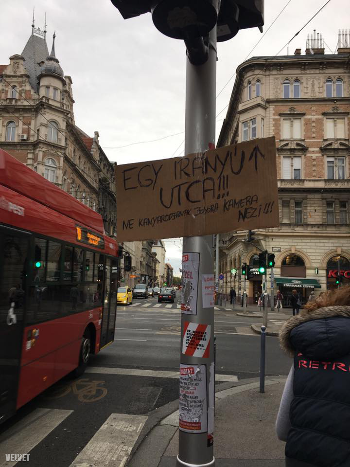 Kézműves KRESZ-tábla a Király utcánál, ilyet még nem láttál 1 12836056_09e7456e7ec66b12dd3a2b82325addb1_wm