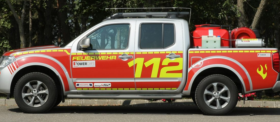 Trágyahordóból tűzoltóautó