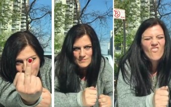 Motorháztetőn dobolt a fanatikus tekintetű nő, mert elfoglalták parkolóhelyét