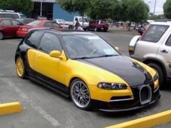 10 pusztító tuning-baleset, ami fájni fog a szemednek 4 Kinek kéne Bugatti Veyron, ha ez a Honda Civic is majdnem úgy néz ki?