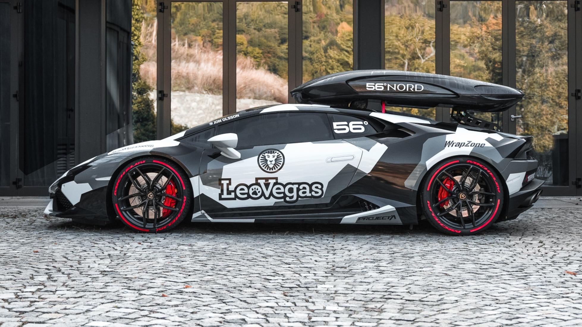 800 lóerős Lamborghini síeléshez 8