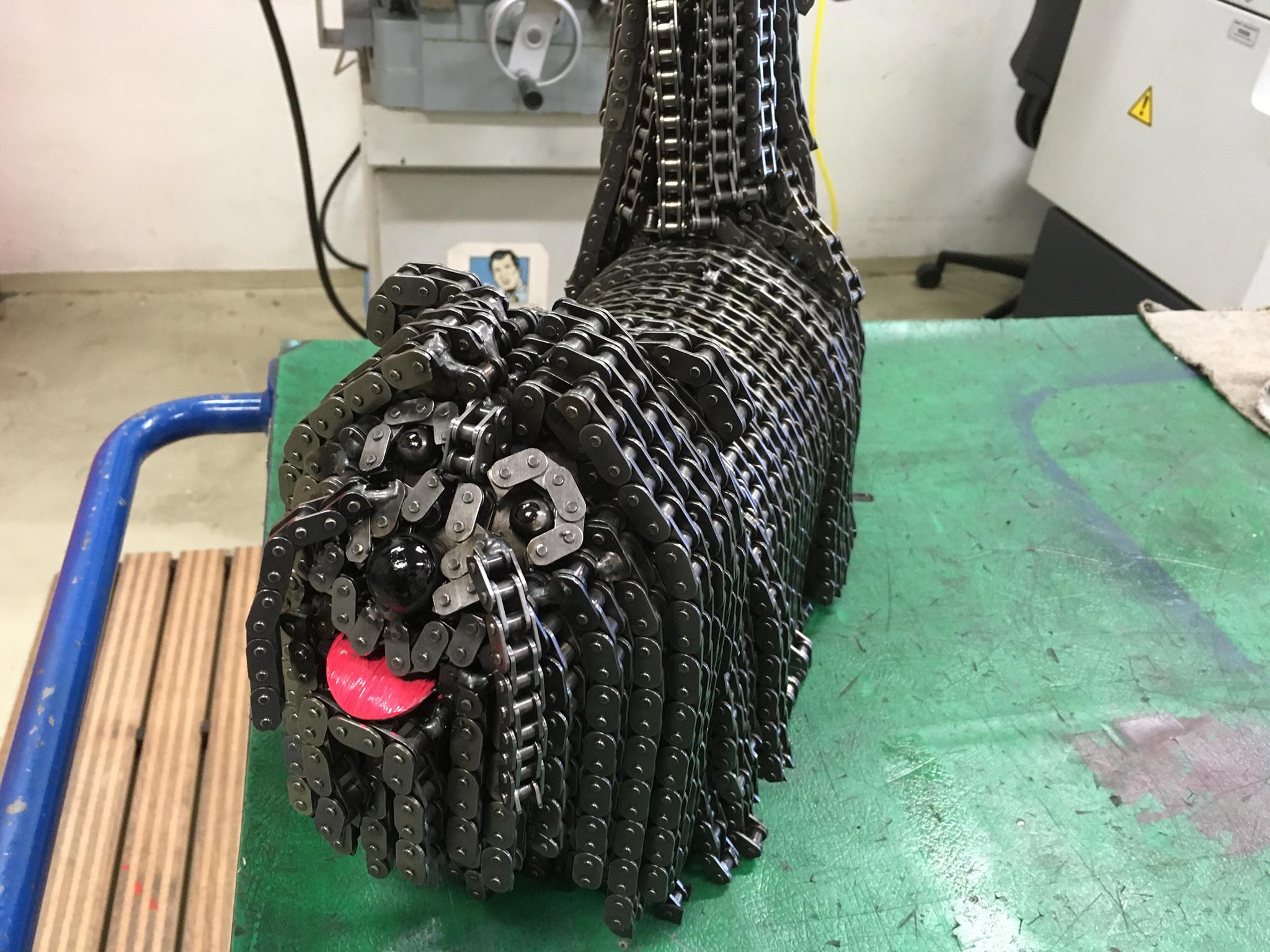 Láncból született puli bizonyítja, hogy itthon is vannak műhelyművészek 1 | Vezess 15051916_1385415888155802_1544791634_o