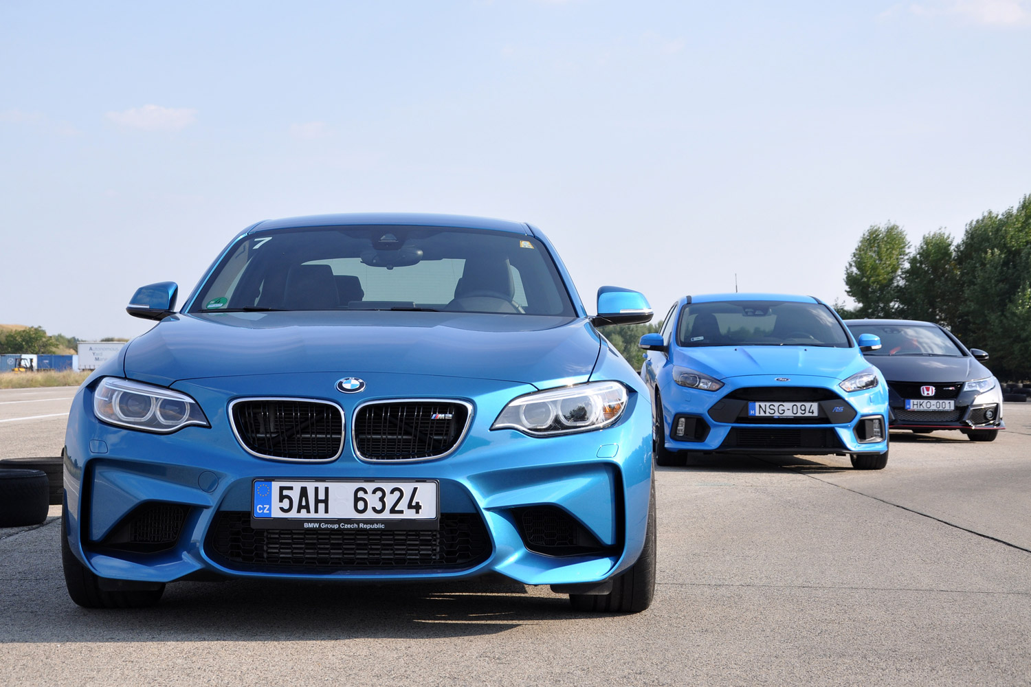 Közös teszt: BMW M2, Ford Focus RS, Honda Civic Type R 43