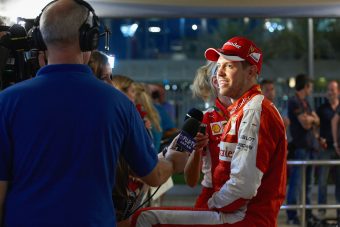 F1: Vettel örömmel álldogált a pálya szélén