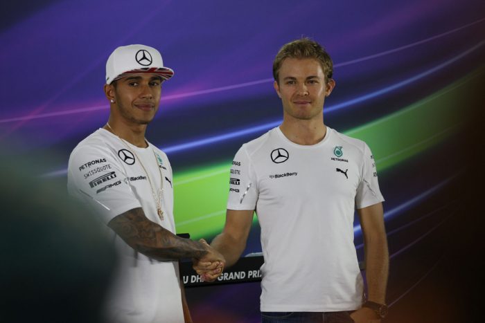 F1: Miért nem rázott kezet Hamilton és Rosberg? 1 2014-ben megvolt a kézfogás