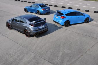 Közös teszt: BMW M2, Ford Focus RS, Honda Civic Type R 