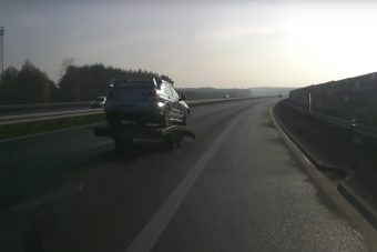 Subaru így még nem előzött autópályán