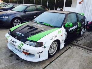 Szörnyeteggé tuningolt Honda CR-X háromötvenért