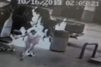 Felgyújtotta feleségét a benzinkúton