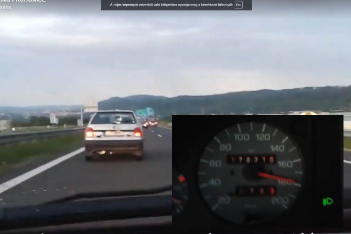 180-nal repesztett az öreg Skoda, amikor megtörtént a lehetetlen