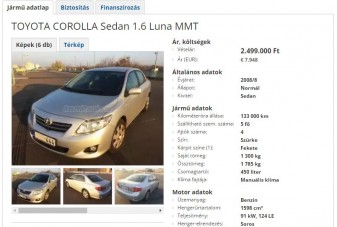 Ilyen dumát még nem írtak használt autós hirdetéshez