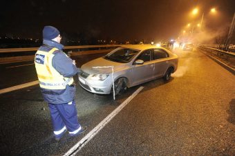 Fotók az M5-ösön történt  tömegbalesetről