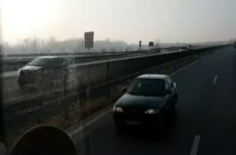 Pokoli mázli az M6-oson, szembe ment a forgalommal