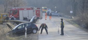 Lezárták az utat Nagytarcsa és Isaszeg között három baleset miatt