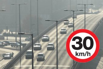 Sebességkorlátozás jöhet a szmog miatt