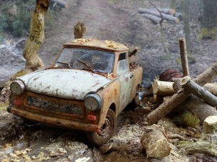 Ilyen apró csoda-Trabantot még biztos nem láttál