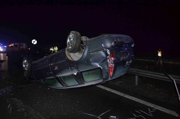 Potyogtak az autók az M1-es autópályán