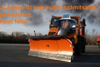 Elküldték az anyjába a hókotró vezetőjét