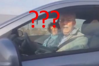 Pokolit hibázott egy idős sofőr Budapest felé