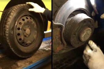 Meghökkent a magyar szerelő amikor levette a kereket