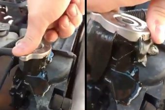 Műhely-horror: fekete massza tört elő a hűtőből