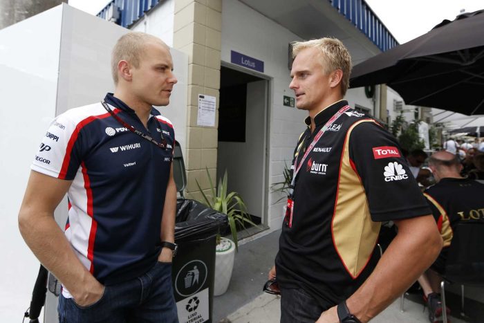 F1: Na ki jelentkezett be Bottas üléséért? 1 Bottas és Kovalainen a 2013-as Brazil Nagydíjon
