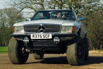 A Merci kabrióból készített terepjáró, több mint beteg