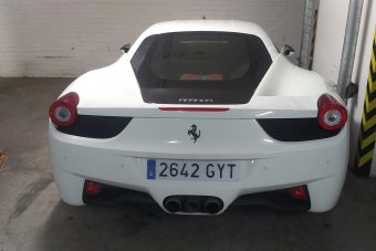 Lopott Ferrarira bukkant olvasónk, ez a második