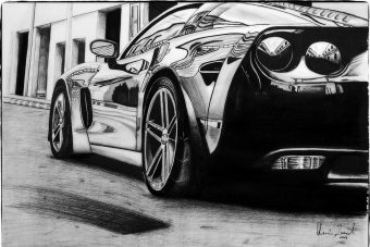 Autókat rajzol a magyar srác, de nem akárhogy