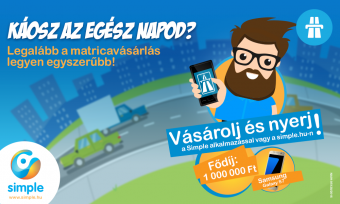 Autópálya-matrica vásárlás: Simple, mint az egyszeregy (X)