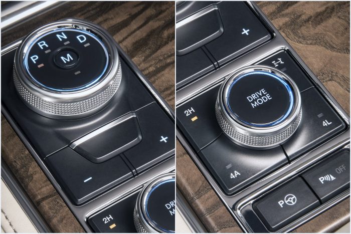 Ford Expedition: nagycsaládos felfedezőknek 12 Elektronikus sebességváltó tárcsa, tereptípus-választási lehetőség
