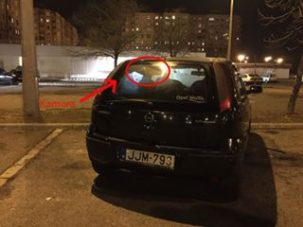 Opelba rejtett kamerával vadásztak a közteresek, ötvenezret ért egy kanyar