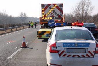 Munkást gázoltak halálra az M7-esen - fotók