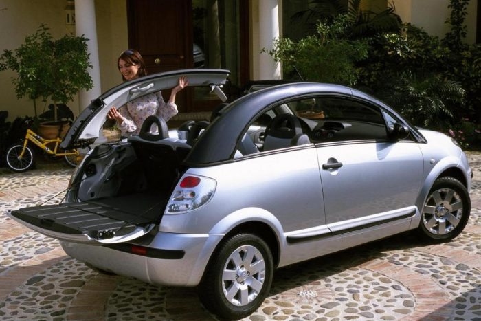 Top 10: nyitható tetejű, de nem kabrió, mi az? 3 4, Igazi kudarcsztori a Citroën C3 Pluriel levehető, majd sehová sem rakható oldalsó tetőkeret-párja
